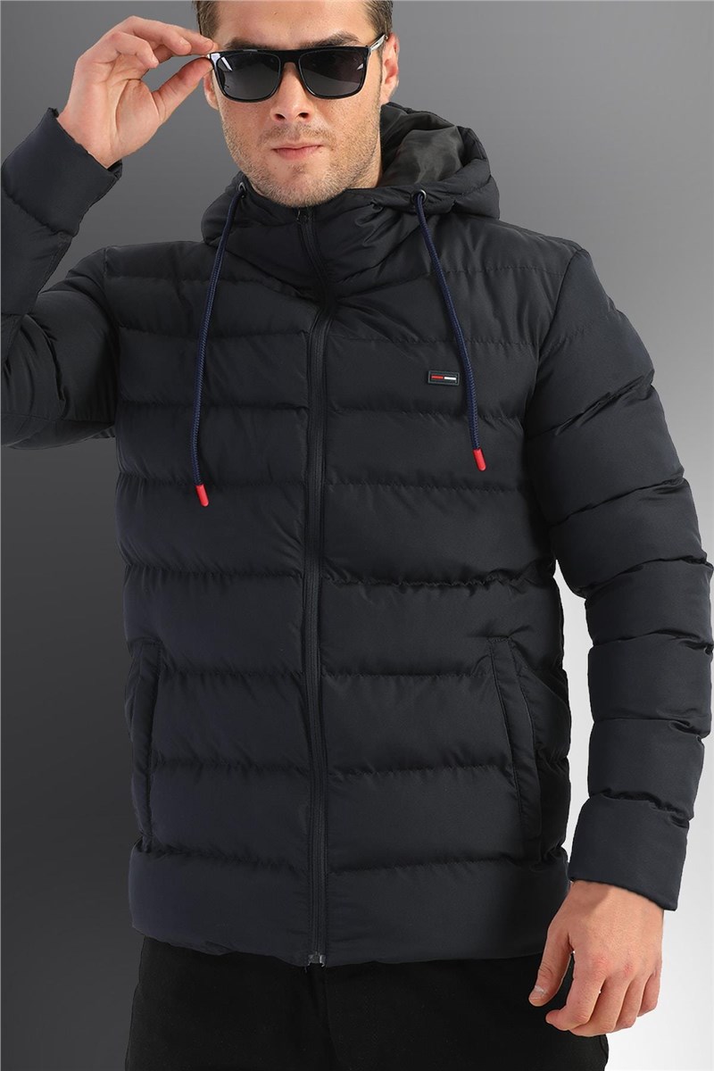 DM-190 Men's Hooded Jacket - Navy blue #408303