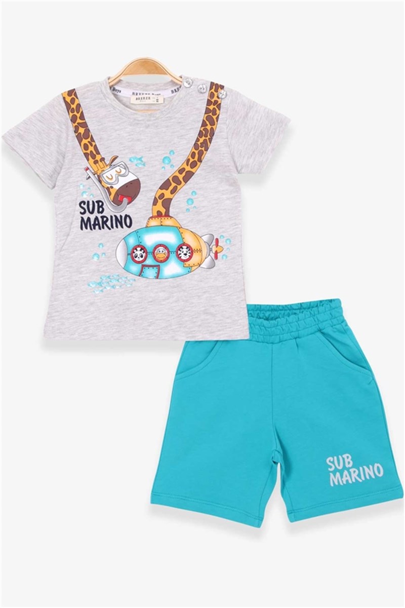 Baby Boy's Set - Light Gray #395970