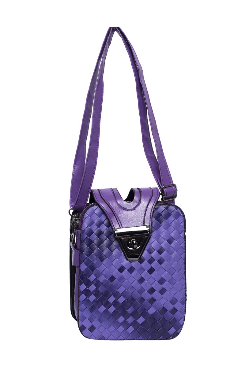 Women's Crossbody Bag - Purple #273814