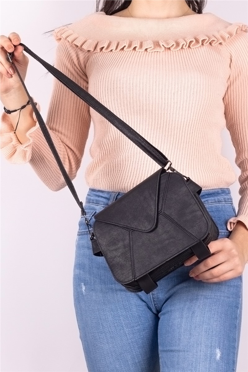 Women's Crossbody Bag - Black #301493