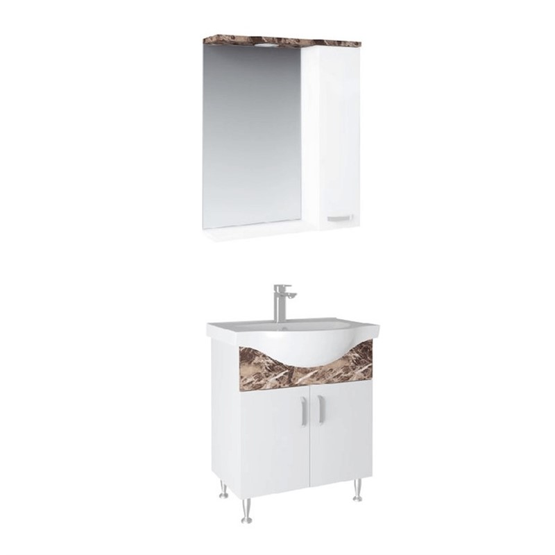 Set da bagno Orka Duru 55cm - Bianco #339274