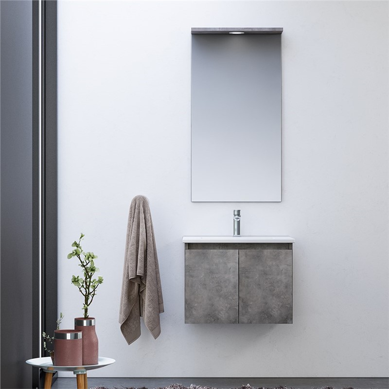 Koupelnová sada Orka Sidney 60 cm - Stříbrná #339304