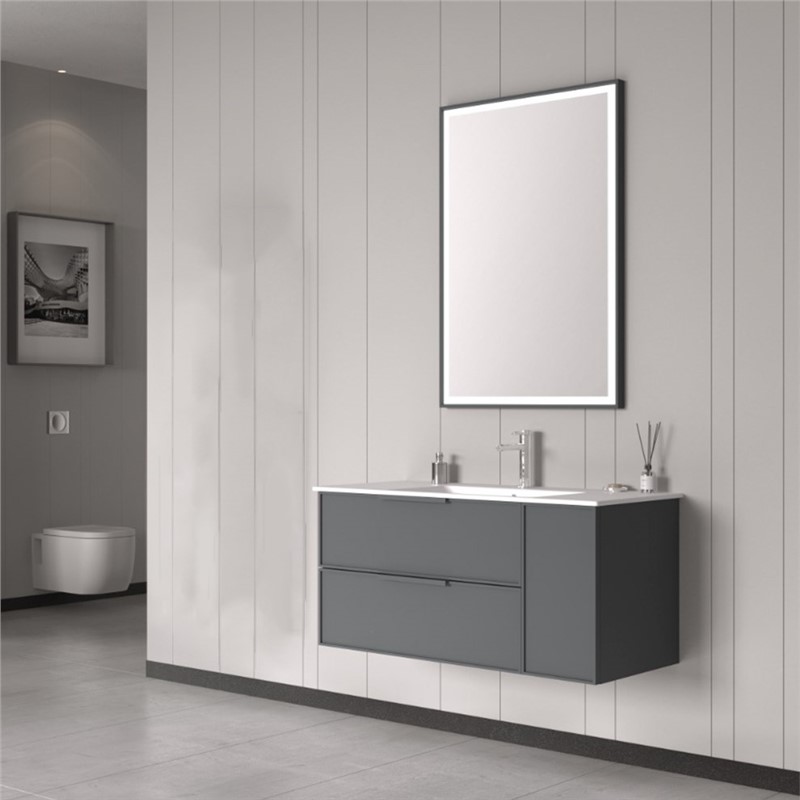 Kúpeľňová skrinka Orka masívna 100 cm - Antracit #344367