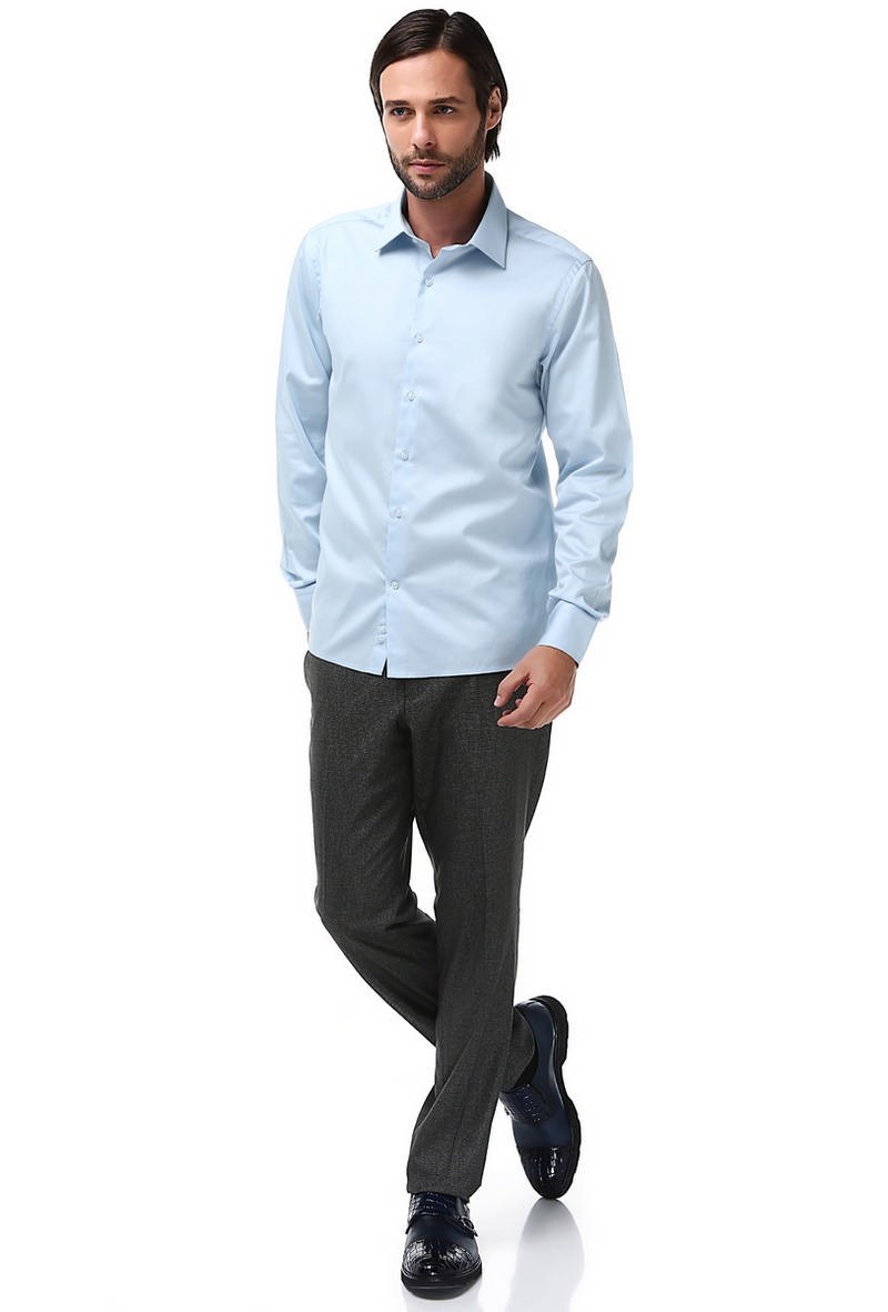 Centone Men's Shirt - Off Blue #269187