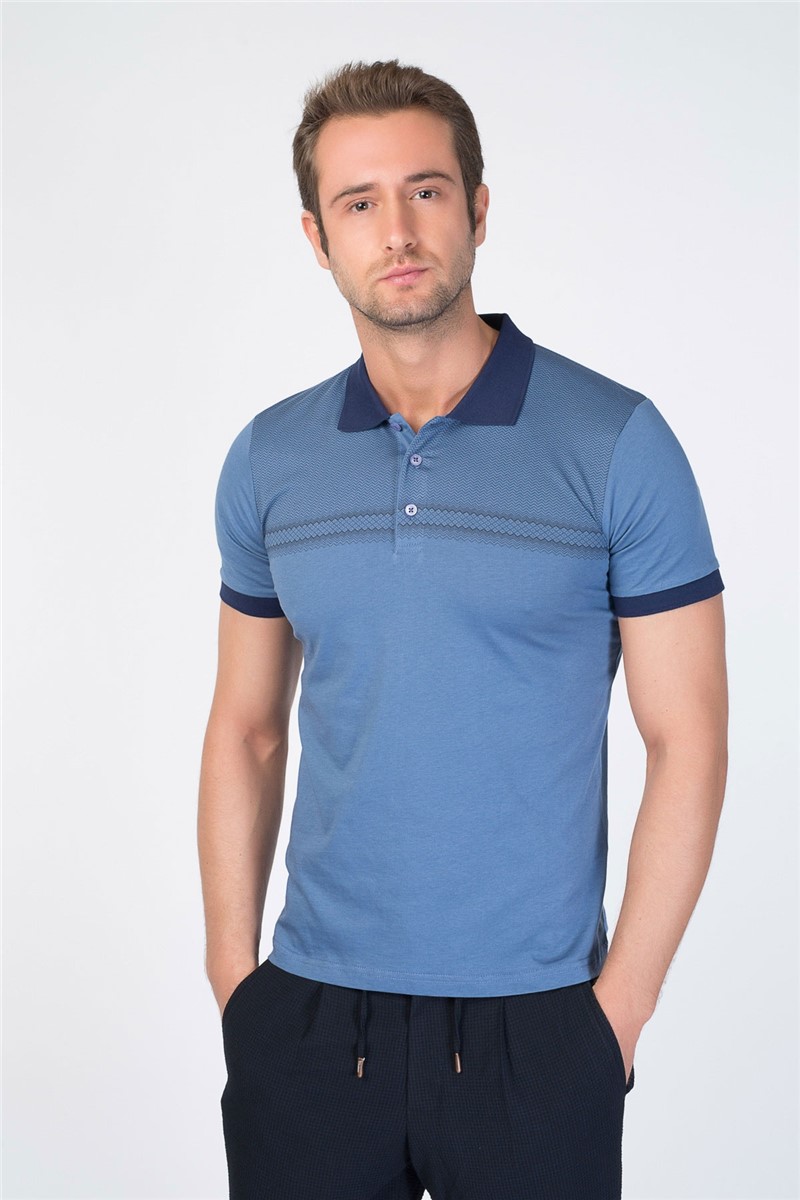 Centone Men's T-Shirt - Blue #268760