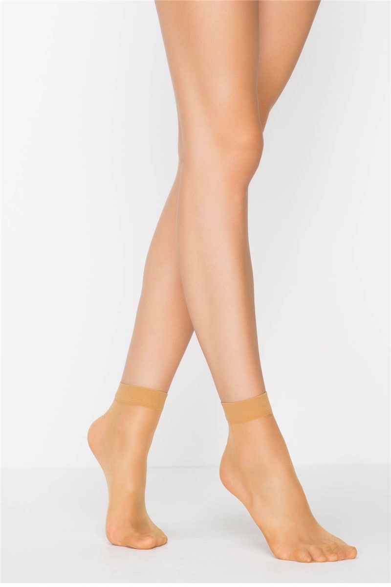 Women's socks beige -313017