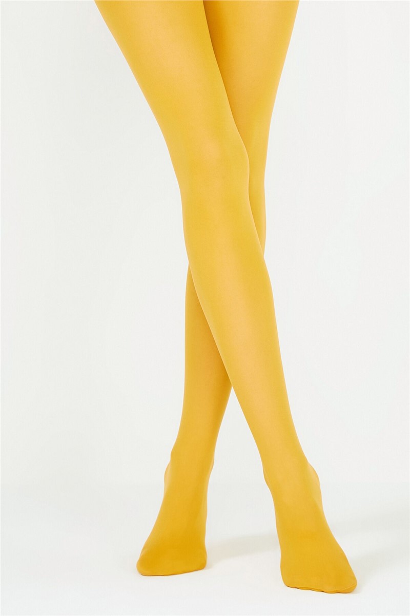 Damen Strumpfhose - gelb 312739
