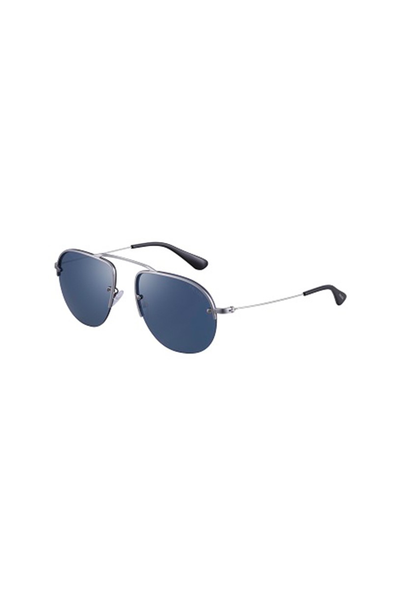 Prada Unisex Sunglasses - Silver, Blue #988256