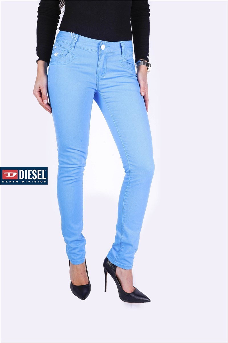 Diesel Women's Long Skinny Jeans - Light Blue #J3135FT