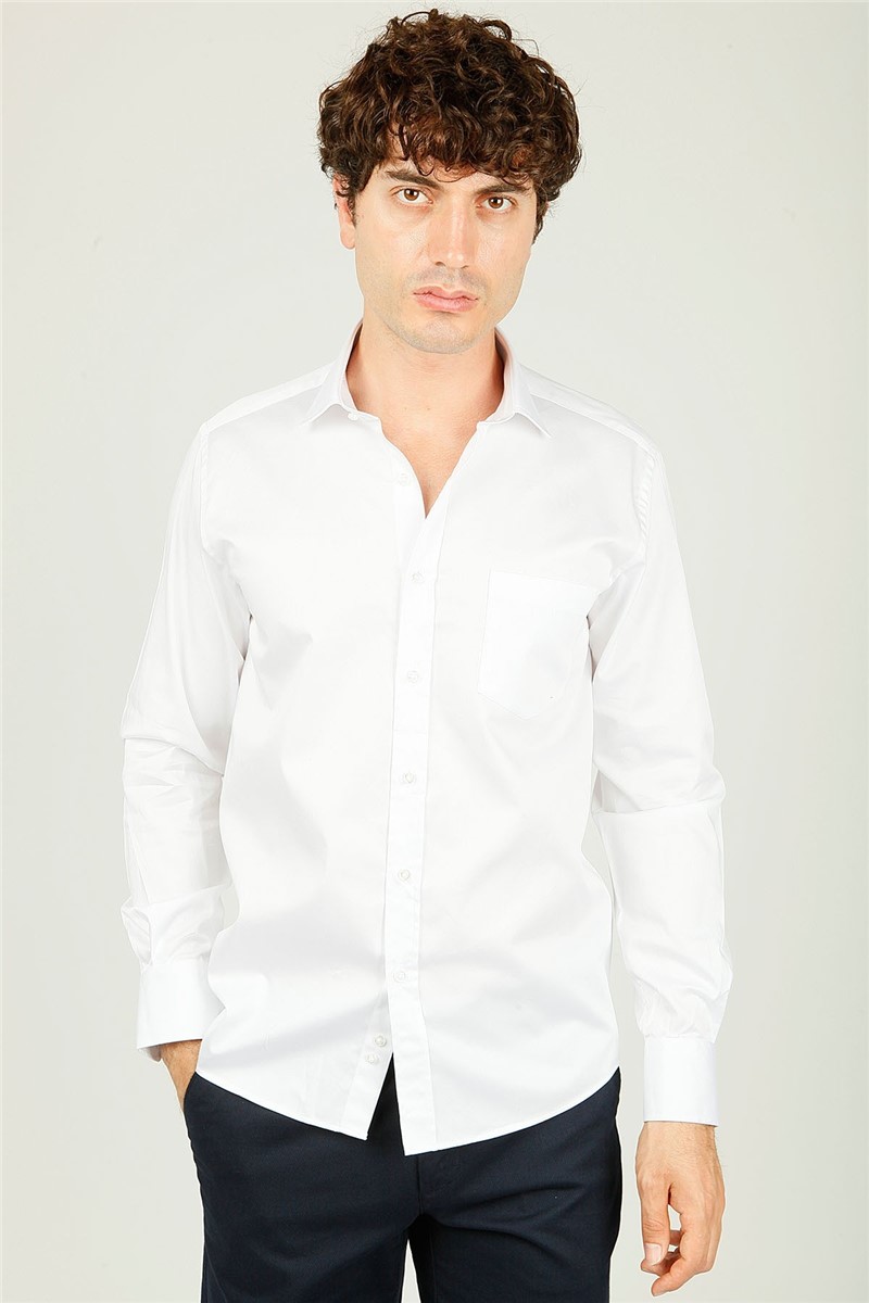 Camisa masculina - Branca 307359