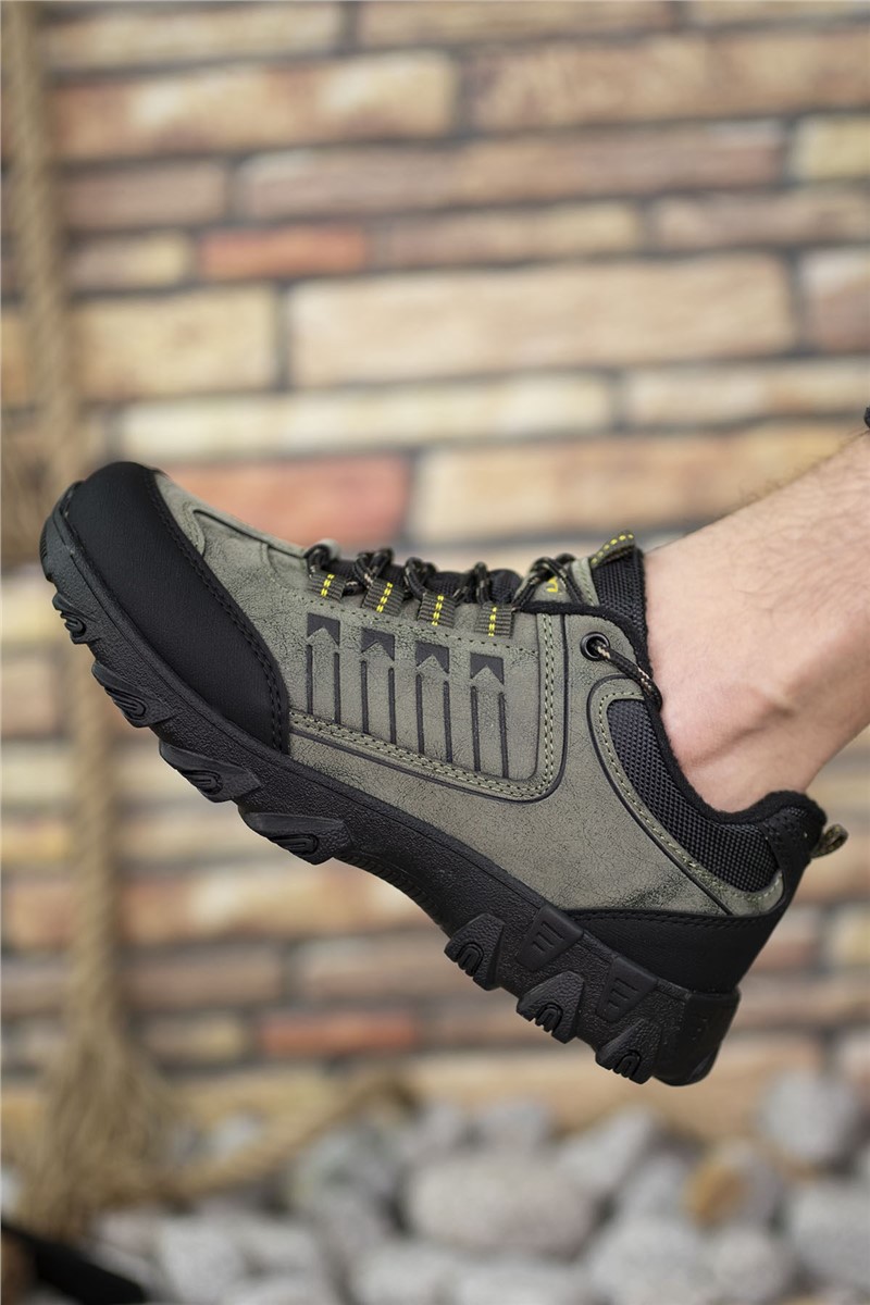Men's hiking boots 00121180 - Khaki with Black # 325317