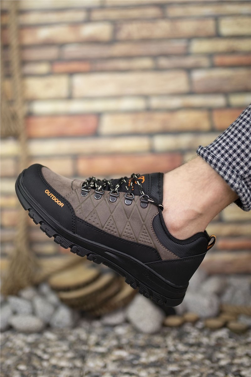 Herren Wanderschuhe 0012114 - braun und schwarz  #325324