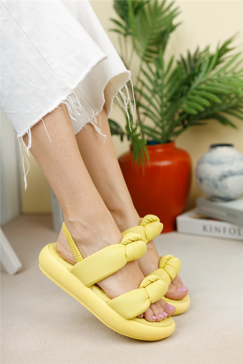 Ženske sandale 0012101 - Žuta boja #325980