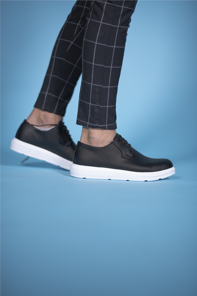 Men's casual shoes 00125481 - Black # 326187