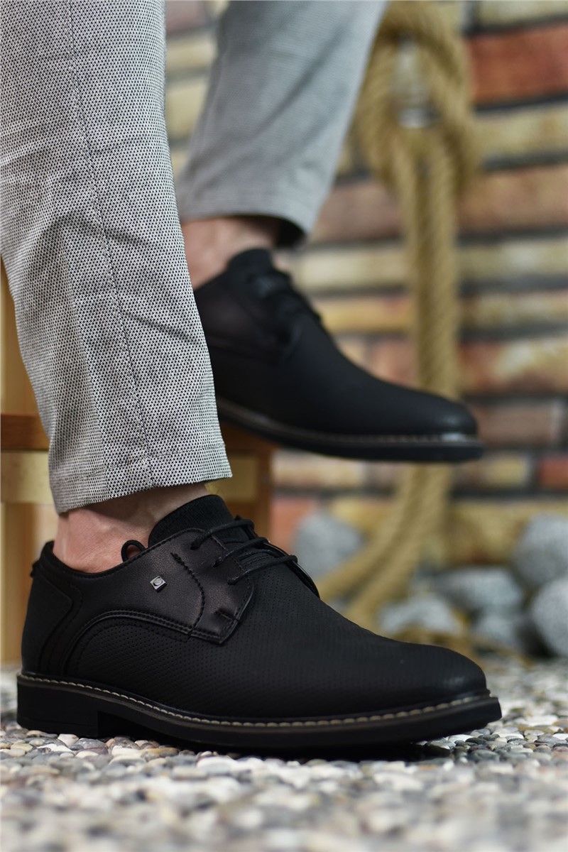 Sapatos Casuais Masculinos 0012146 - Preto #325057