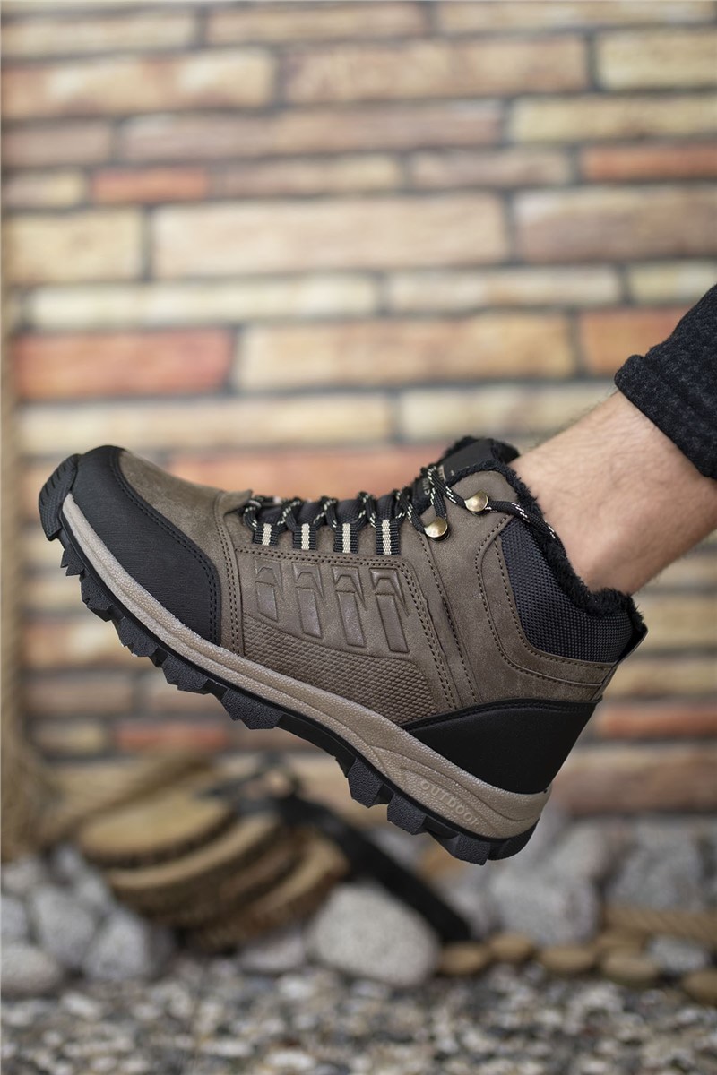 Botas unissex com rabisco 0012X6 - Vison #325399
