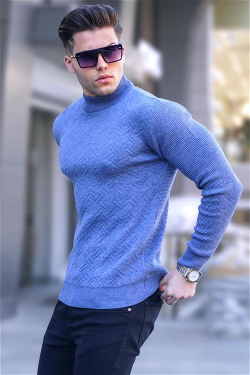 Men's Sweater 5969 - Blue #357952