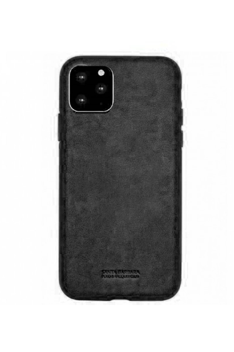 Custodia in pelle Santa Barbara per iPhone 11 Pro Nero 734317