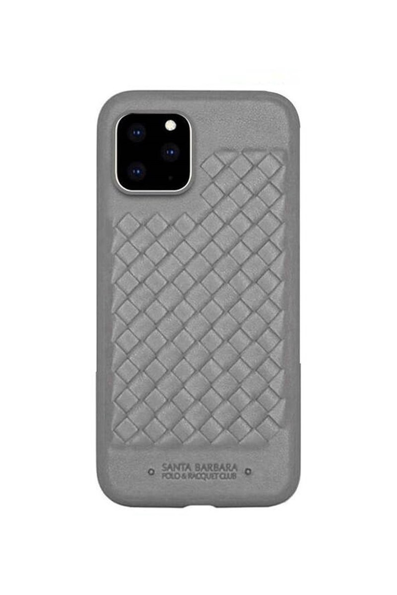 Santa Barbara Ledertasche für iPhone mit 5,8-Zoll-Display Grau 734311
