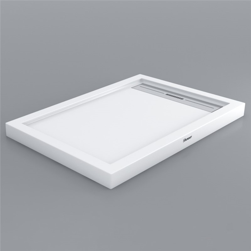 Shower Drop Rectangular shower tray 180x75 cm - White #346296