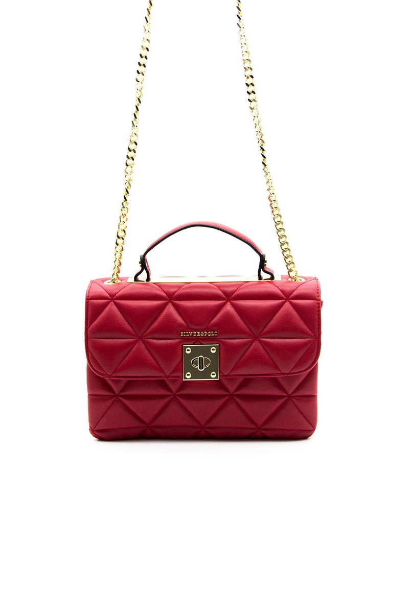 SİLVER POLO Handbag 1032 - Red #330970