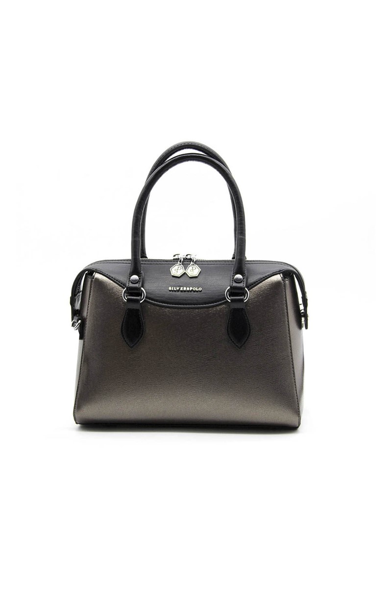 Bolsa elegante feminina POLO PRATA 995 - cor platina #361651
