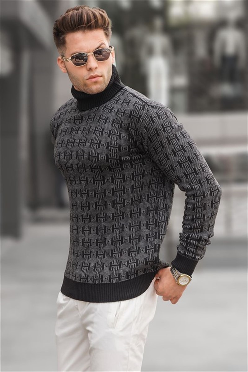 Muški džemper 5768 - crni #333040