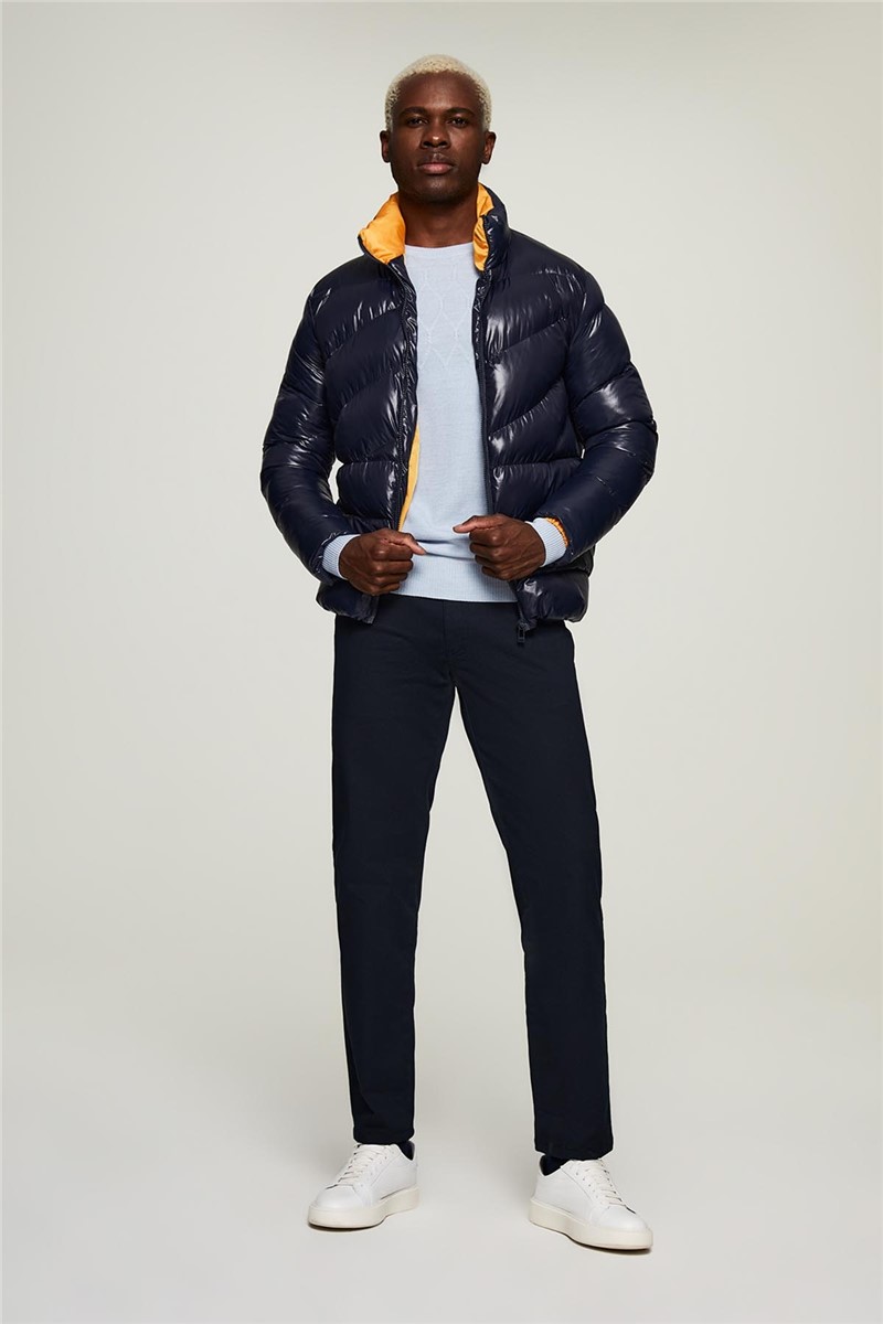 Men's Slim Fit Jacket - Navy #363548