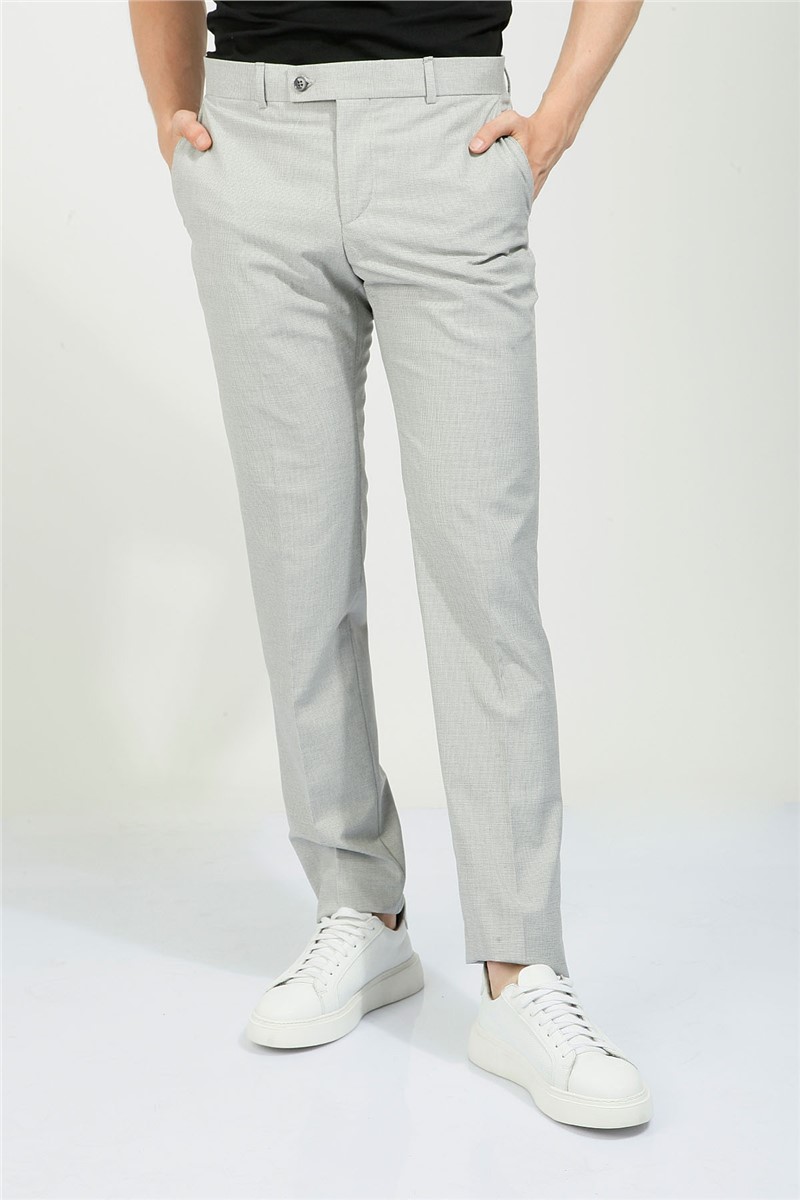Calça Masculina Slim Fit - Cinza #357728