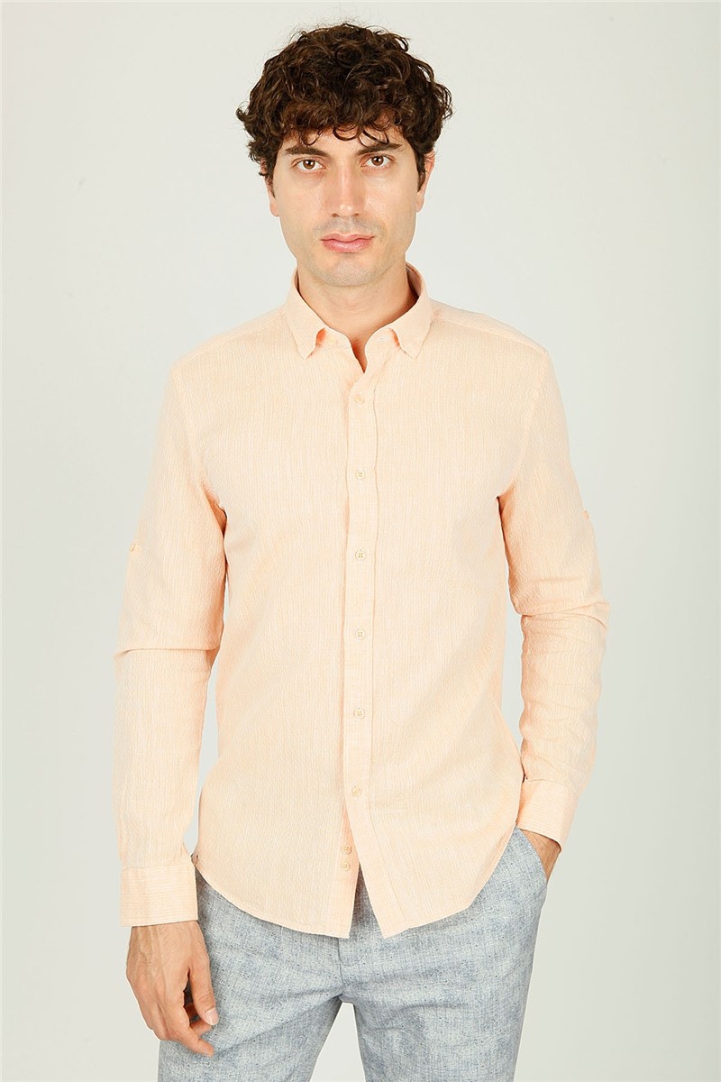 Centone Men's Shirt - Beige #307365