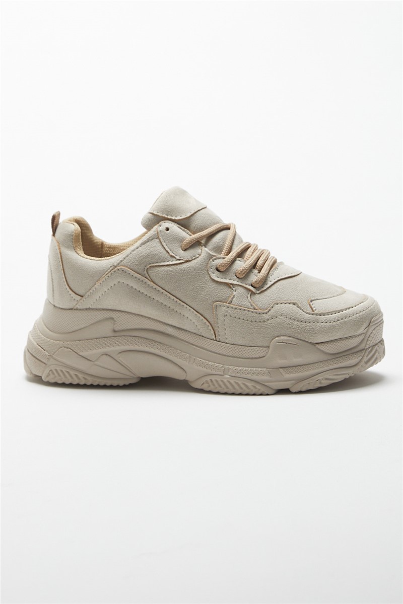 Sneakers donna - Beige 301375