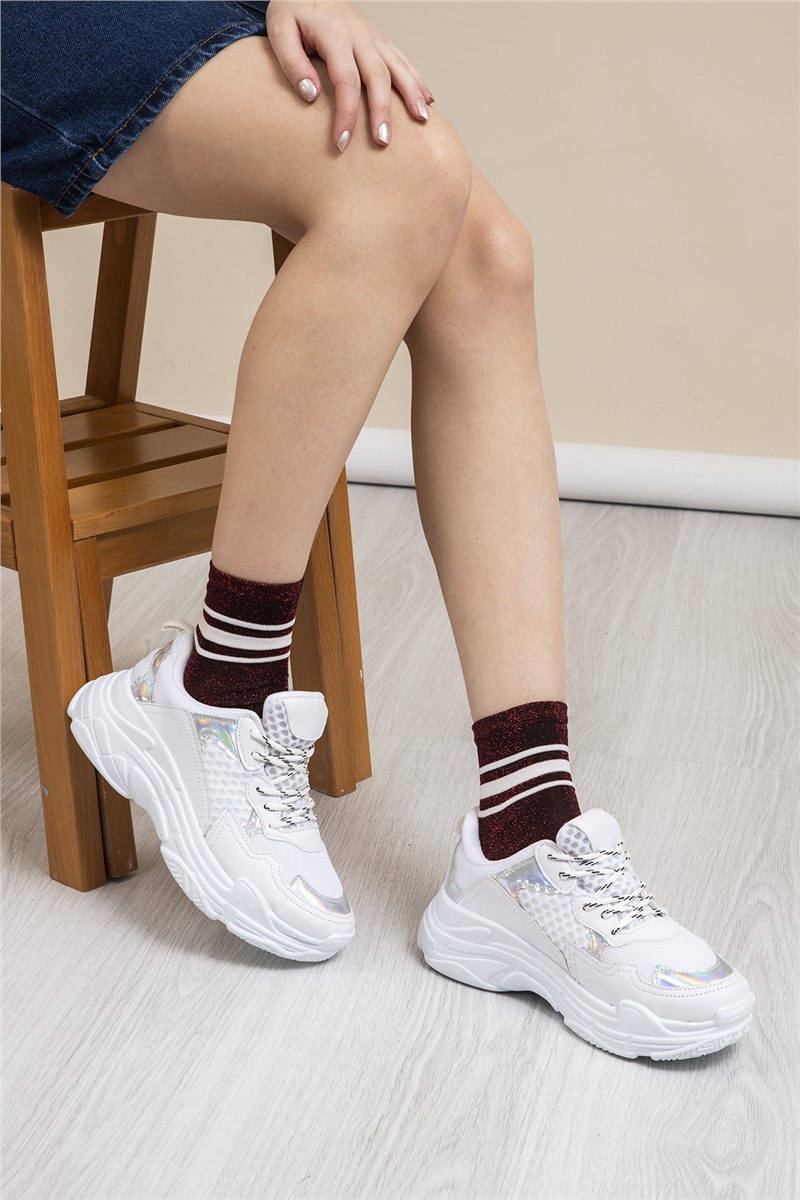 Дамски спортни  обувки - Бели  #309570