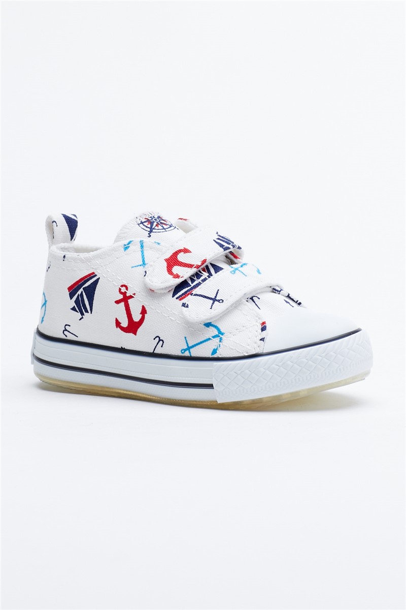 Tonny Black Children's Trainers - White #292585