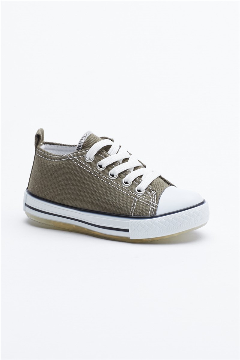 Tonny Black Children's Shoes - Khaki #292593