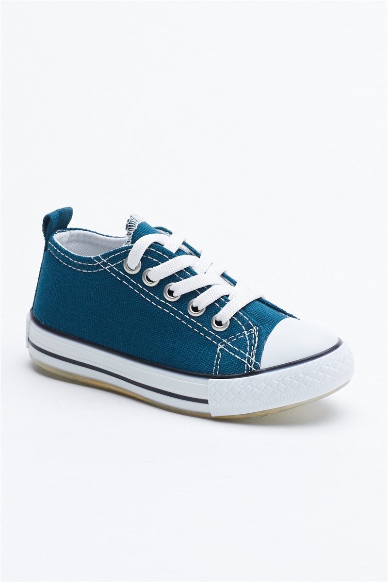 Tonny Black Children's Shoes - Blue #292602