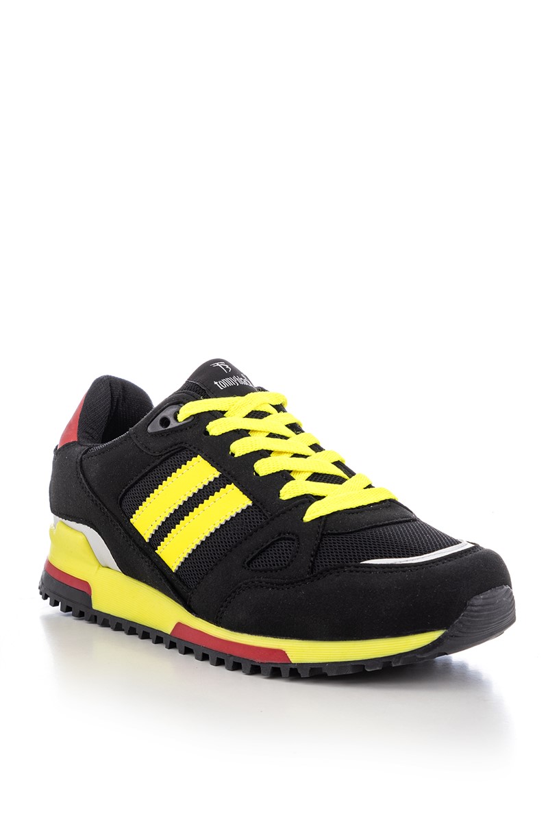 Sneakers unisex - Nero con giallo 273210