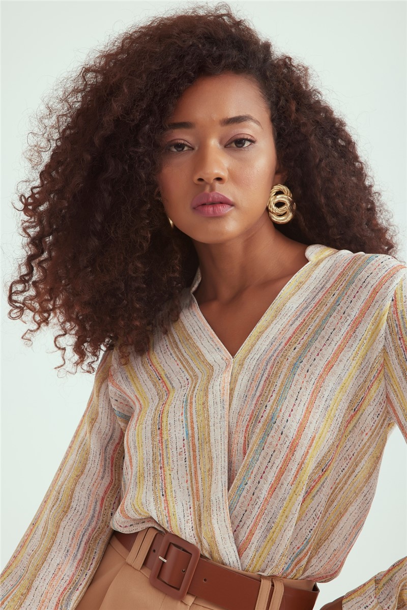 Damen Longsleeve - gelb  #310486
