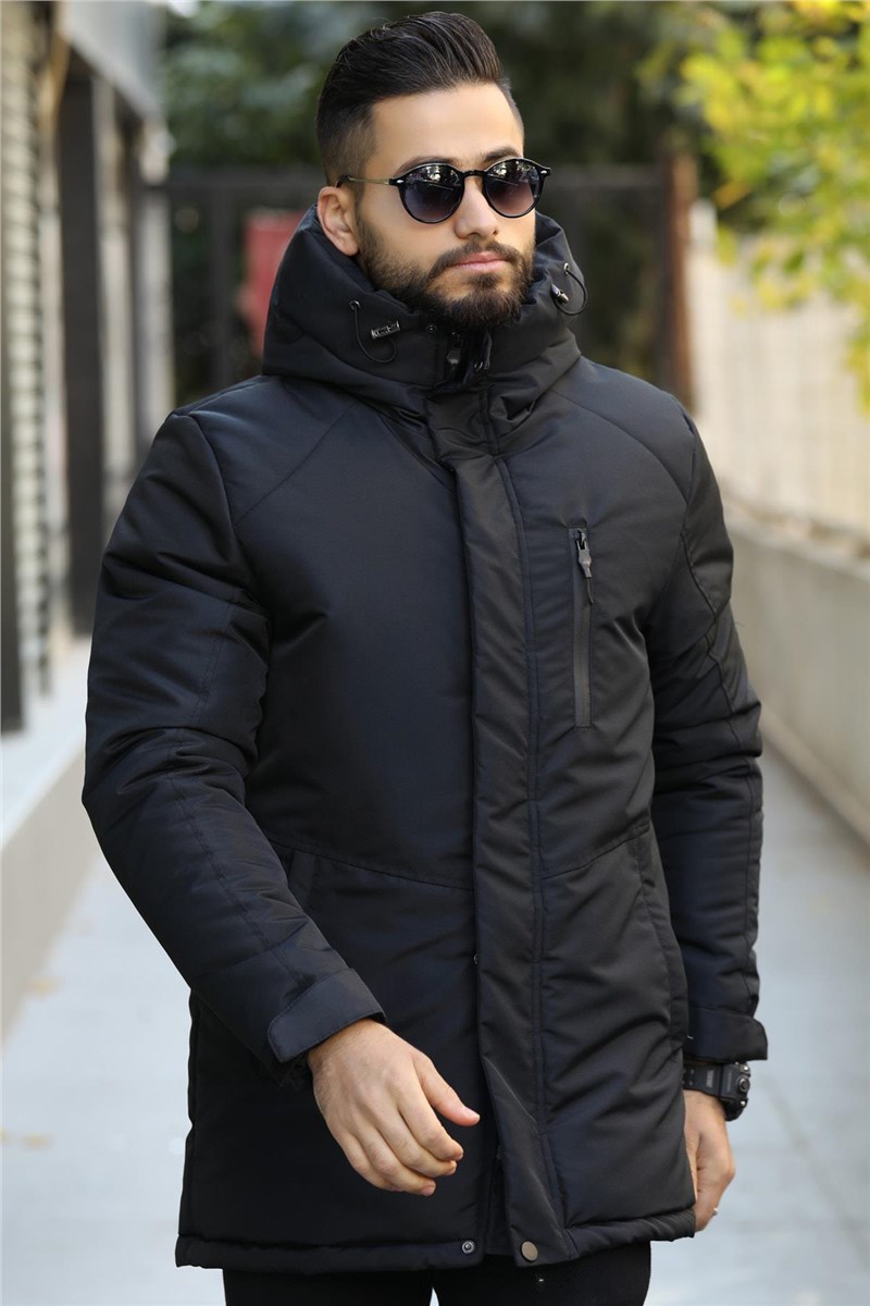 DPA-170 muška vodootporna jakna s kapuljačom - crna #408262