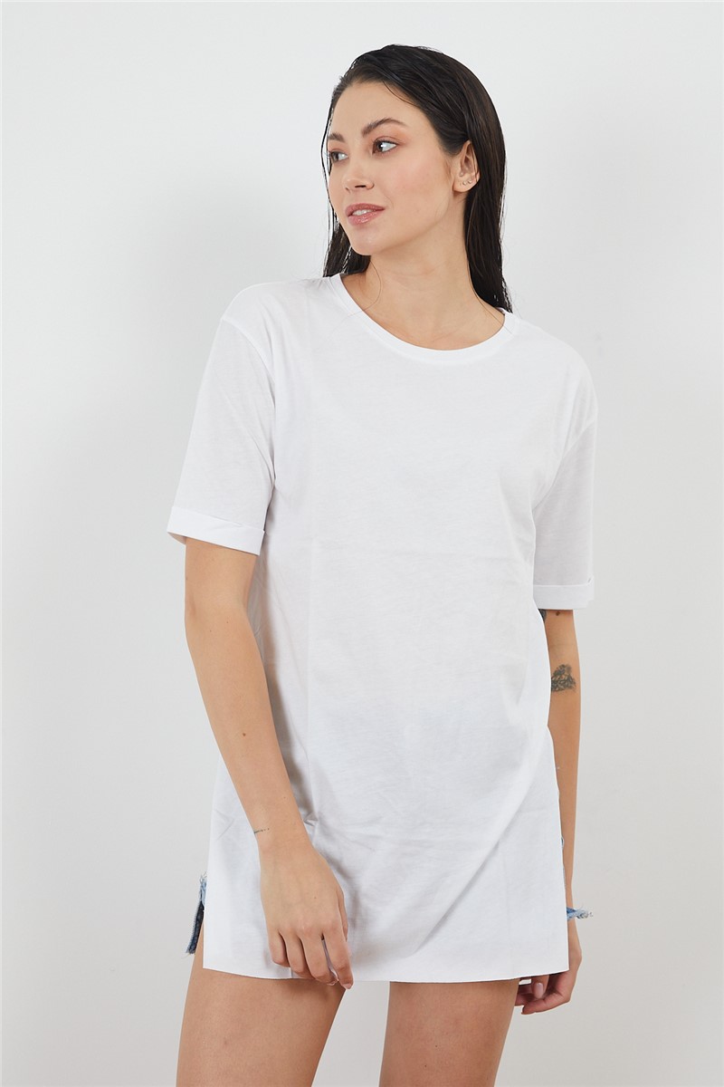 Tonny Black Women's T-Shirt - White #307052