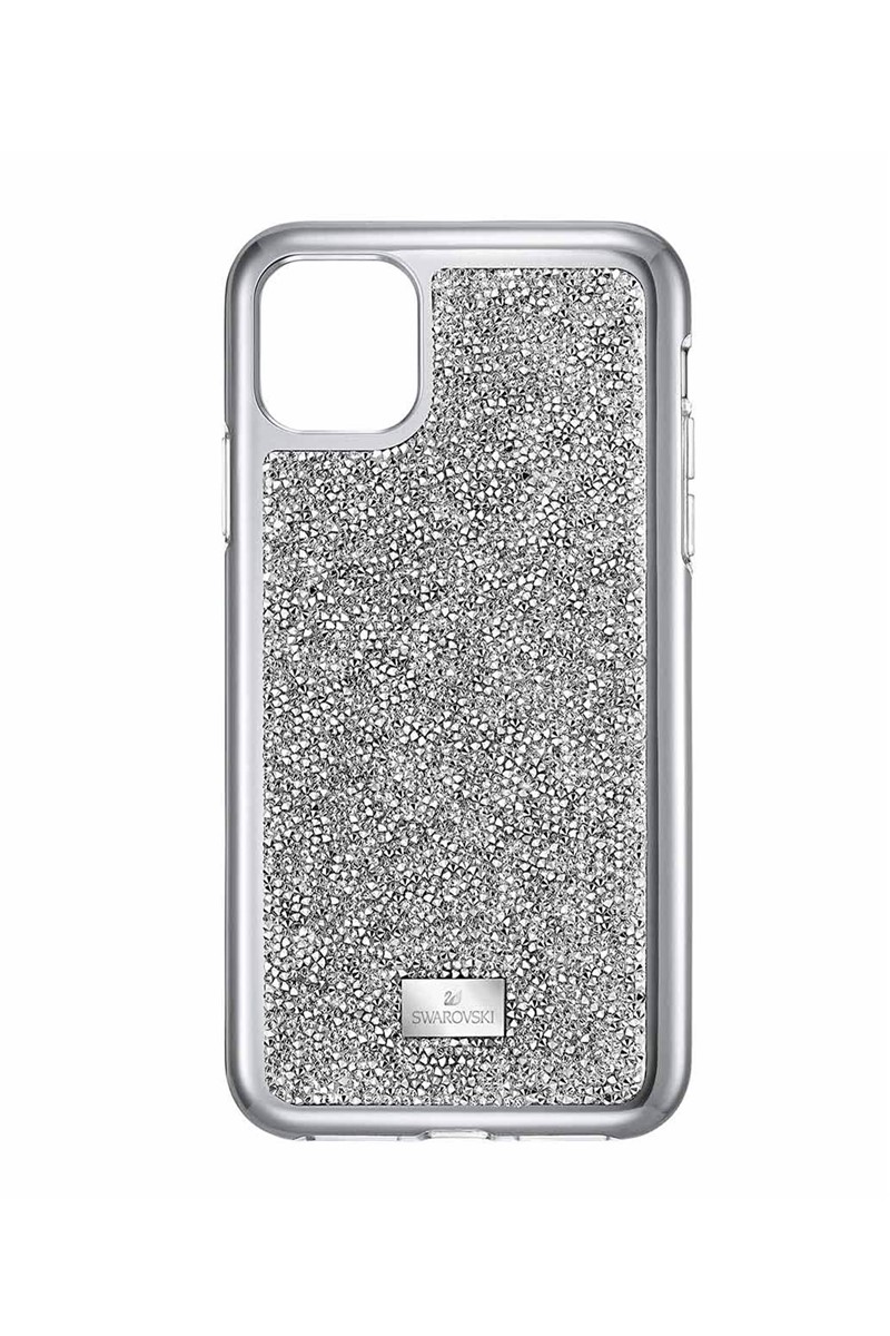 The Bling World Silicone Back for iPhone 11 Pro Silver 734345