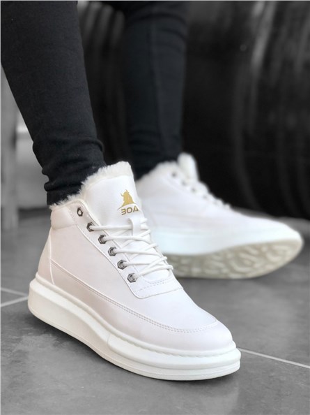 Stivali Uomo sportive imbottiti BA0151 - Bianco #322279