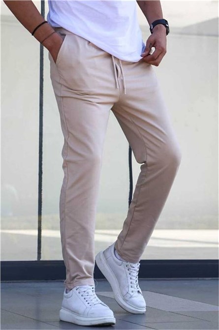 Pantaloni sportivi da uomo 5474 - Beige #357848