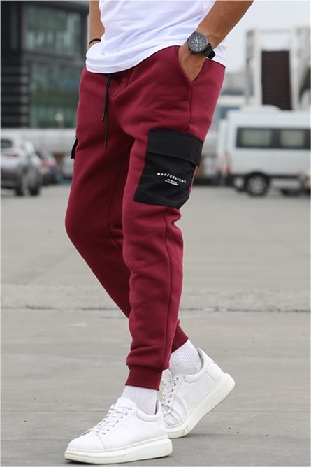 Pantaloni sportivi da uomo 5475 - Bordeaux # 358394