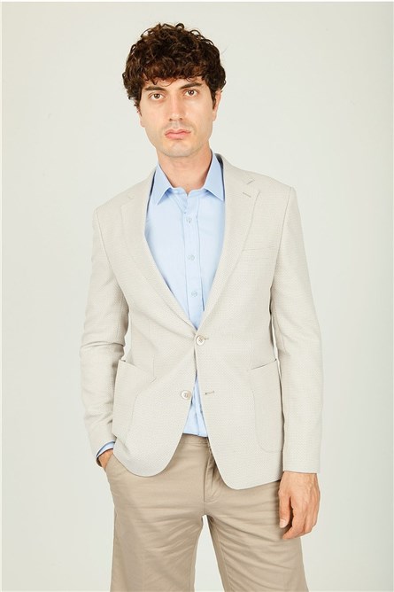 Centone Men's Blazer Jacket - Cream #307262