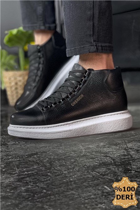 Chekich Stivali uomo vera  pelle CH258 - Nero #359852