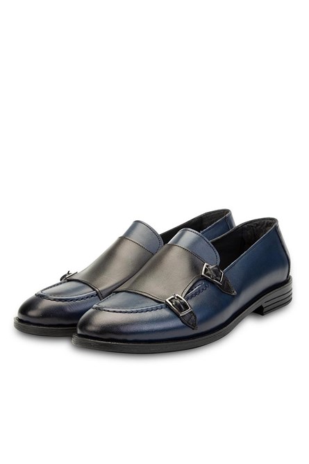 Ducavelli Double Scarpe Uomo in Vera Pelle - Blu 308275