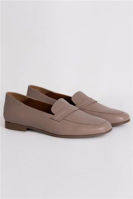 Scarpe Donna vera pelle 04102 - Visone #318062