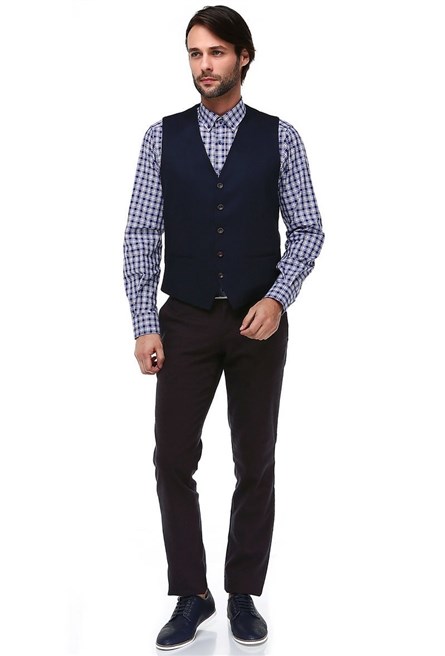 Gilet da uomo - Blu scuro #269203