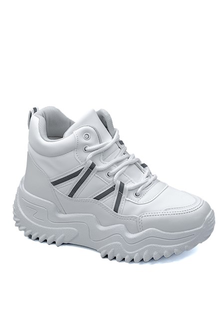 Women's Thick Sole 205 Boots - White #403382