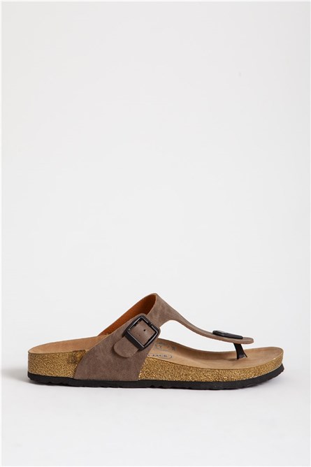 Ciabatte Donna vera pelle 001 - Visone #317727